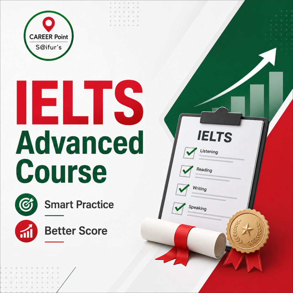 3. Best IELTS Advanced classes in Bangladesh | Career Point at S@ifur’s