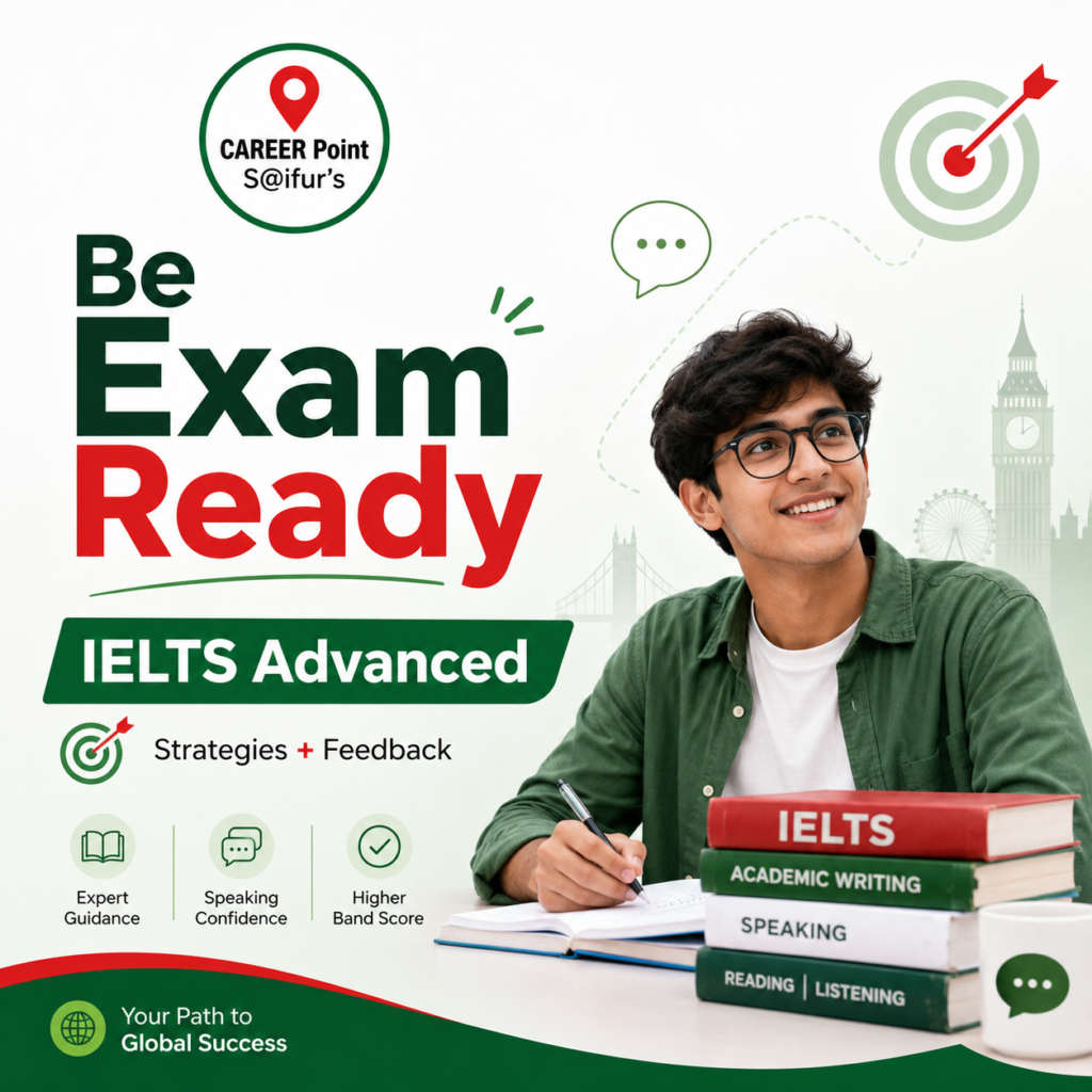 4. Smart IELTS Advanced classes in Bangladesh | Career Point at S@ifur’s