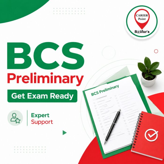 2. Expert support - BCS priliminary preperation at Career Point at S@ifur's