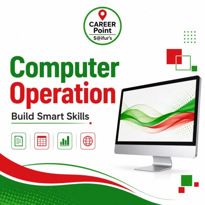 8. Build smart skills - Computer Operation course at Career Point S@ifur's at Gazipur